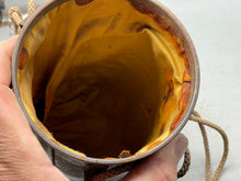 Load image into Gallery viewer, Original British Civilian Gas Mask Private Purchase Carrying Tin 1940 Dated - The Militaria Shop
