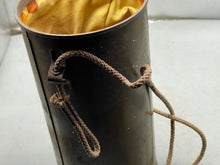Load image into Gallery viewer, Original British Civilian Gas Mask Private Purchase Carrying Tin 1940 Dated - The Militaria Shop
