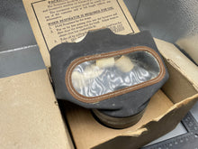 Load image into Gallery viewer, Civilian Gas Mask in Original Cardboard Box - WW2 British Home Front - The Militaria Shop
