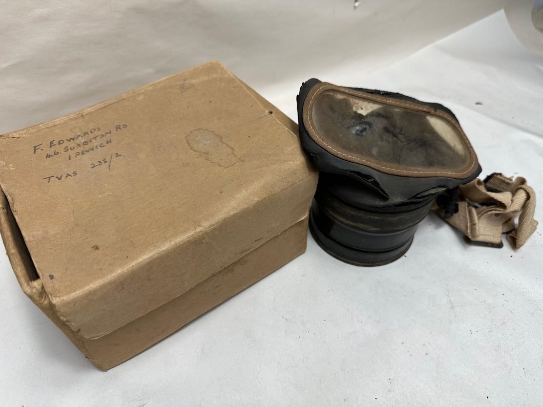Original WW2 Civilian British Home Front Gas Mask