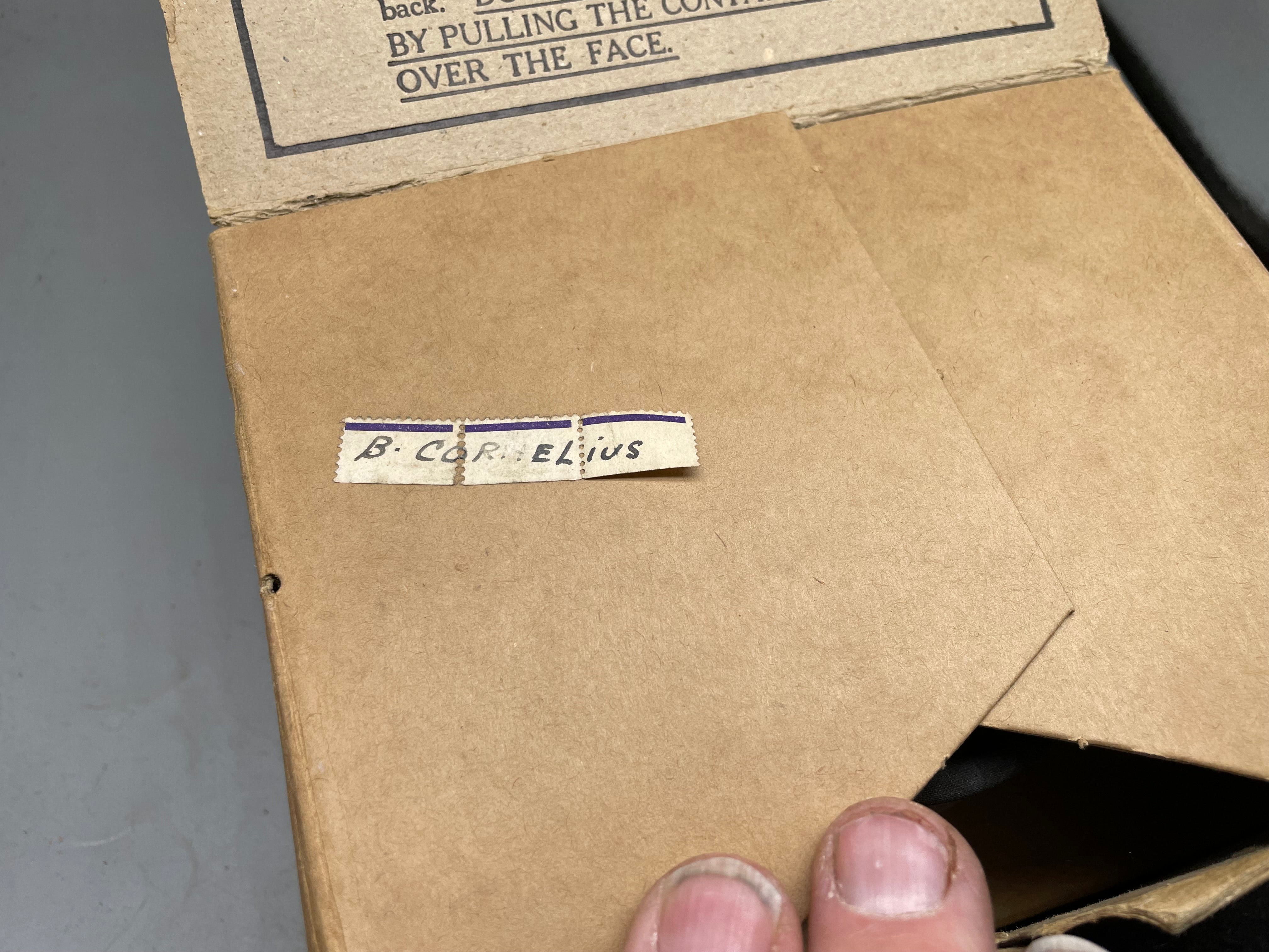 Civilian Gas Mask in Original Cardboard Box - WW2 British Home Front - The Militaria Shop
