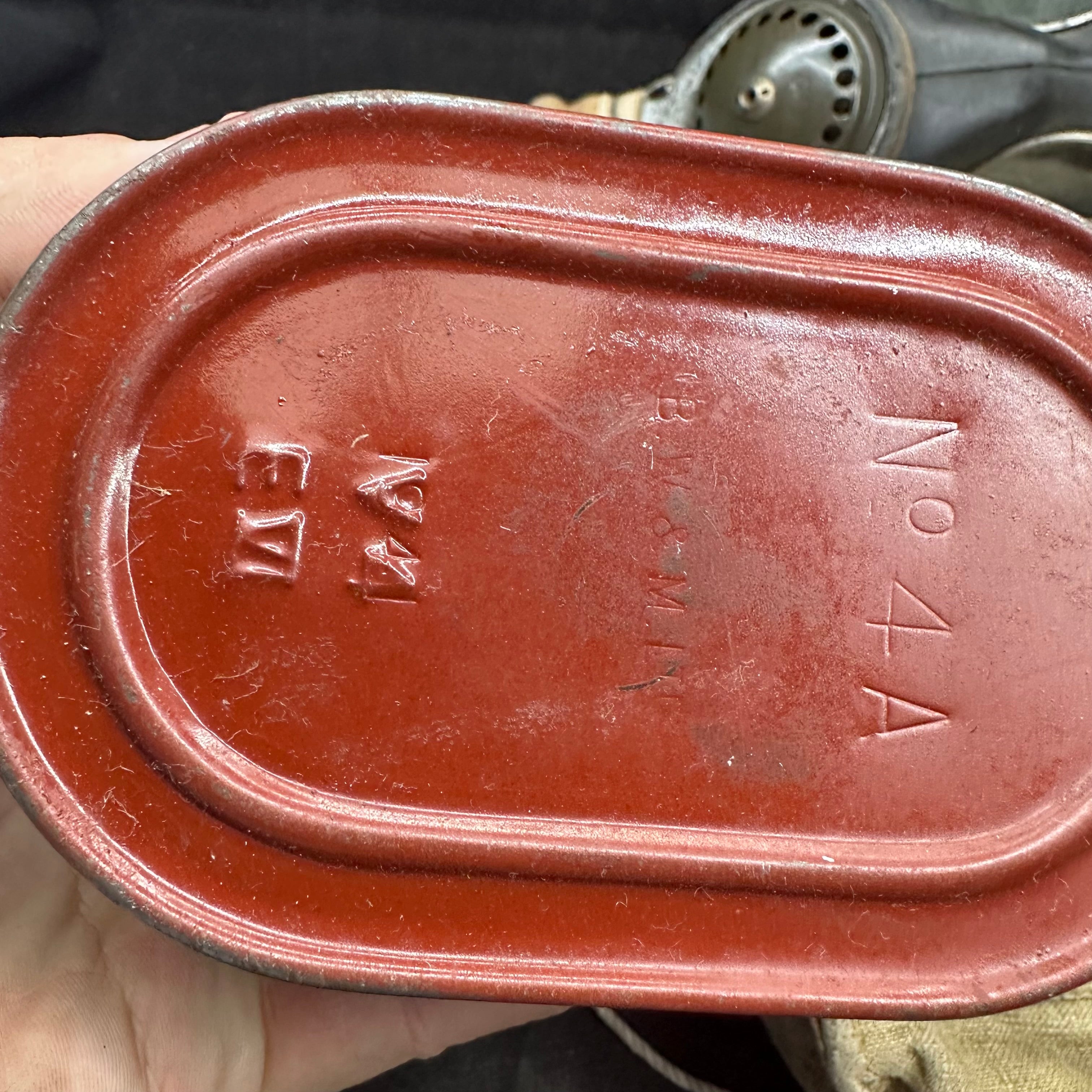 British Army Soldier Gas Mask GSR Respirator - Original Early Bag - The Militaria Shop