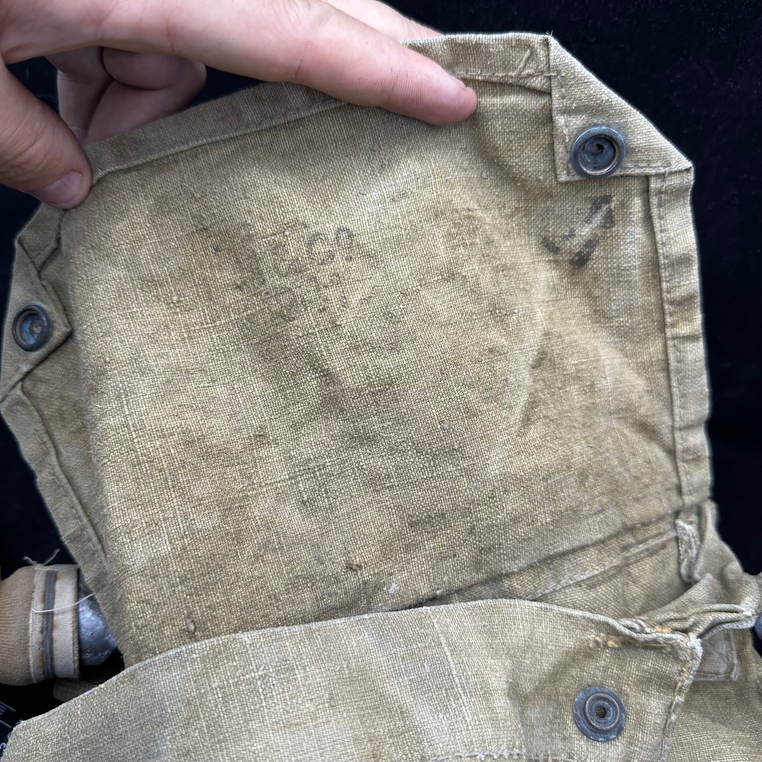 British Army Soldier Gas Mask GSR Respirator - Original Early Bag - The Militaria Shop