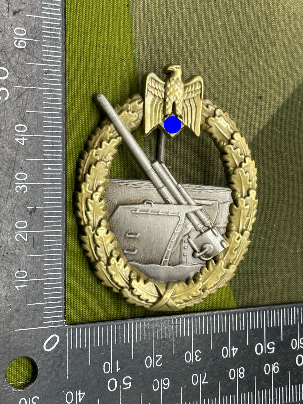 WW2 German Kriegsmarine Coastal Artillery Badge - Reproduction