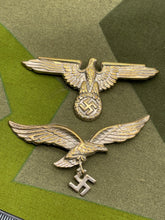 Load image into Gallery viewer, WW2 German Luftwaffe and SS Cap Eagles - Reproduction 
