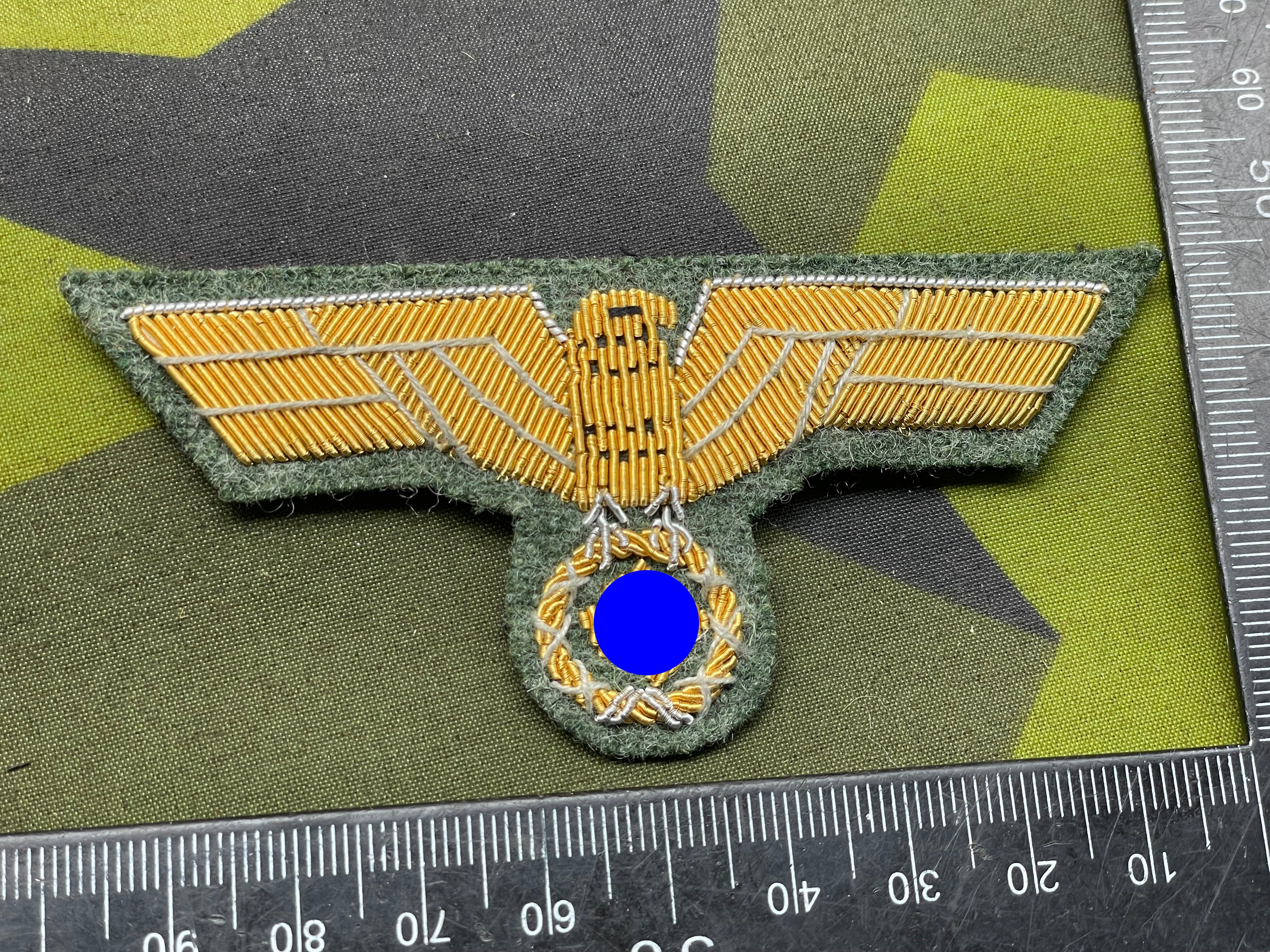 WW2 German Kriegsmarine Coastal Artillery Officer's Breast Eagle - The Militaria Shop