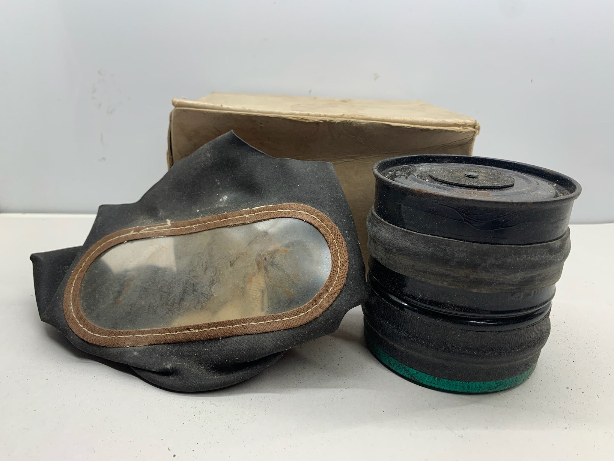 WW2 British Home Front Civilian Gas Mask in Box - The Militaria Shop