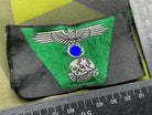 WW2 German SS Cloth Trapezoid Ski Cap Eagle Badge - The Militaria Shop