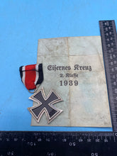 Load image into Gallery viewer, WW2 German Army Iron Cross 2nd Class Reproduction
