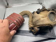 Load image into Gallery viewer, Original WW2 British Army GSR General Service Respirator Gas Mask

