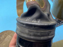 Load image into Gallery viewer, Original WW2 British Civilian Gas Mask in Carrying Tin
