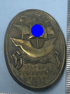 Original Hitler Youth (HJ) Nordsee Gebietstreffen Bremen 1933 Rally Badge - The Militaria Shop