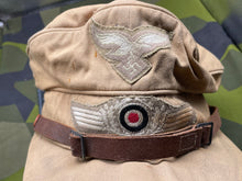 Lade das Bild in den Galerie-Viewer, WW2 German Luftwaffe Tropical DAK Hermann Meyer Cap
