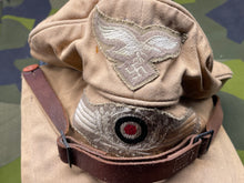 Lade das Bild in den Galerie-Viewer, WW2 German Luftwaffe Tropical DAK Hermann Meyer Cap
