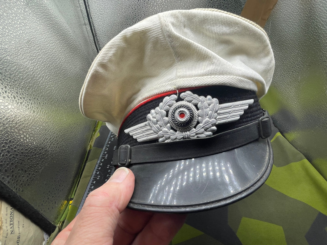 WW2 German Luftwaffe Officer's Summer Cap - Size 59cm
