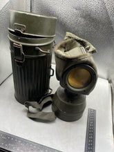 Load image into Gallery viewer, WW2 German Army Gas Mask in Tin - 1938 in Super Condition
