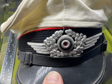 Lade das Bild in den Galerie-Viewer, WW2 German Luftwaffe Officer&#39;s Summer Cap - Size 59cm
