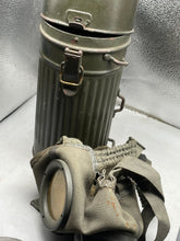 Load image into Gallery viewer, WW2 German Army Gas Mask in Tin - 1938 in Super Condition

