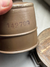 Load image into Gallery viewer, Original WW2 French Army Gas Mask with Filter in Tin
