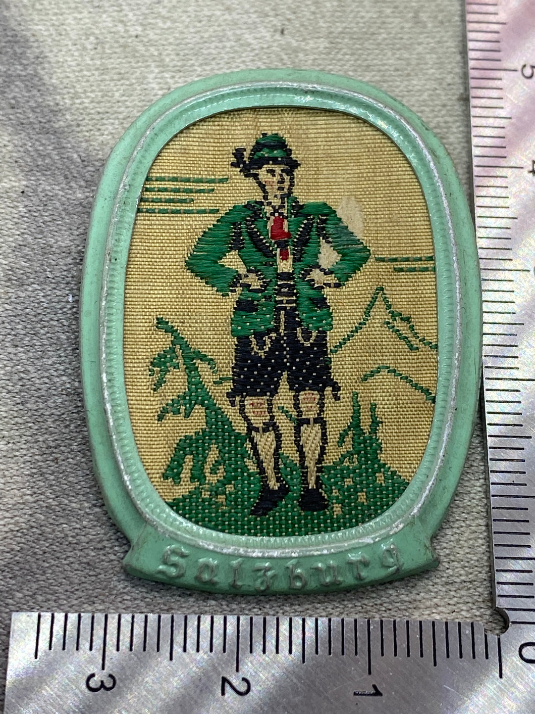 Original WW2 German Party / Day Badge for Salzburg.