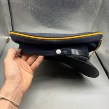 Charger l'image dans la galerie, Original Post WW2 German Officers Cap with Reproduction Badge - For Reenactment - The Militaria Shop
