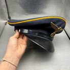 Original Post WW2 German Officers Cap with Reproduction Badge - For Reenactment - The Militaria Shop