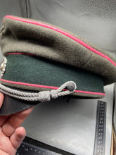 Charger l'image dans la galerie, WW2 German Army Panzer Officer's Cap - The Militaria Shop
