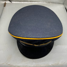 Charger l'image dans la galerie, Original Post WW2 German Officers Cap with Reproduction Badge - For Reenactment - The Militaria Shop
