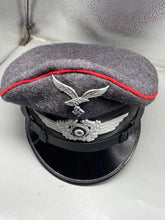 Lade das Bild in den Galerie-Viewer, WW2 German Luftwaffe EM's Cap - The Militaria Shop
