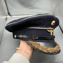 Load image into Gallery viewer, German Officers Cap with Reproduction Badge - For Reenactment - The Militaria Shop
