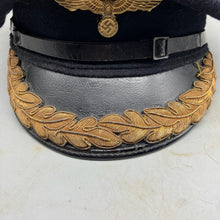Load image into Gallery viewer, German Officers Cap with Reproduction Badge - For Reenactment - The Militaria Shop
