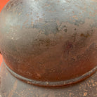 Original WW2 German Luftshutz Civil Defence Helmet - Complete - The Militaria Shop