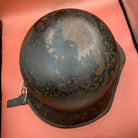 Original WW2 German Luftshutz Civil Defence Helmet - Complete - The Militaria Shop