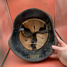 Original WW2 German Luftshutz Civil Defence Helmet - Complete - The Militaria Shop
