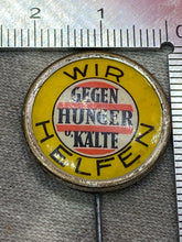 Charger l&#39;image dans la galerie, Original WWII German Tinnie / Badge &quot;We help against hunger&quot;  Circa 1933
