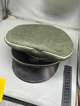 Charger l'image dans la galerie, WW2 German Waffen SS Crusher Cap - The Militaria Shop
