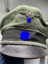 Charger l'image dans la galerie, WW2 German Waffen SS Crusher Cap - The Militaria Shop
