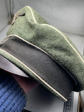 Charger l'image dans la galerie, WW2 German Waffen SS Crusher Cap - The Militaria Shop
