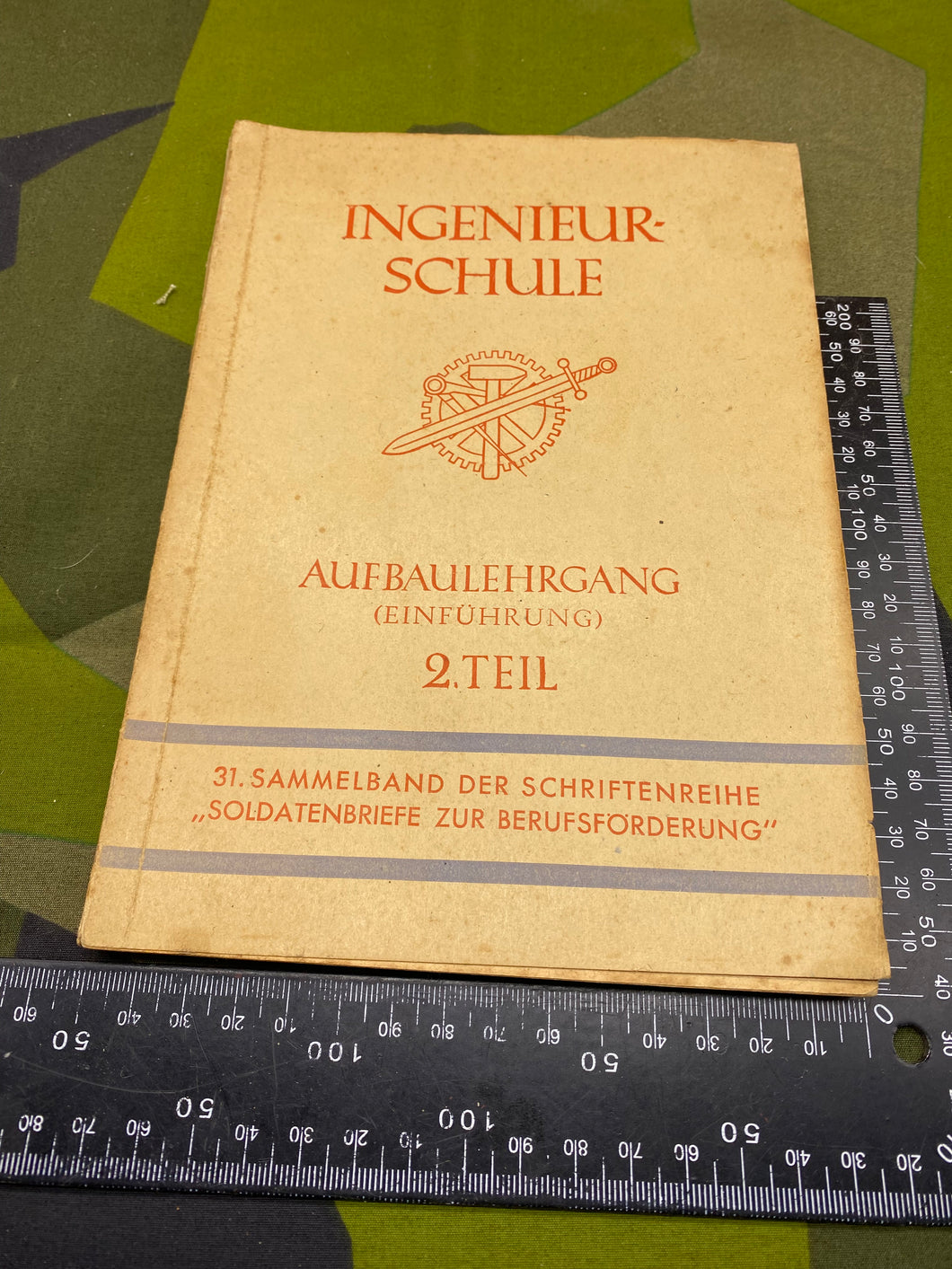 Original WW2 German Army - 1942 Dated Technical Manual for Engineering School