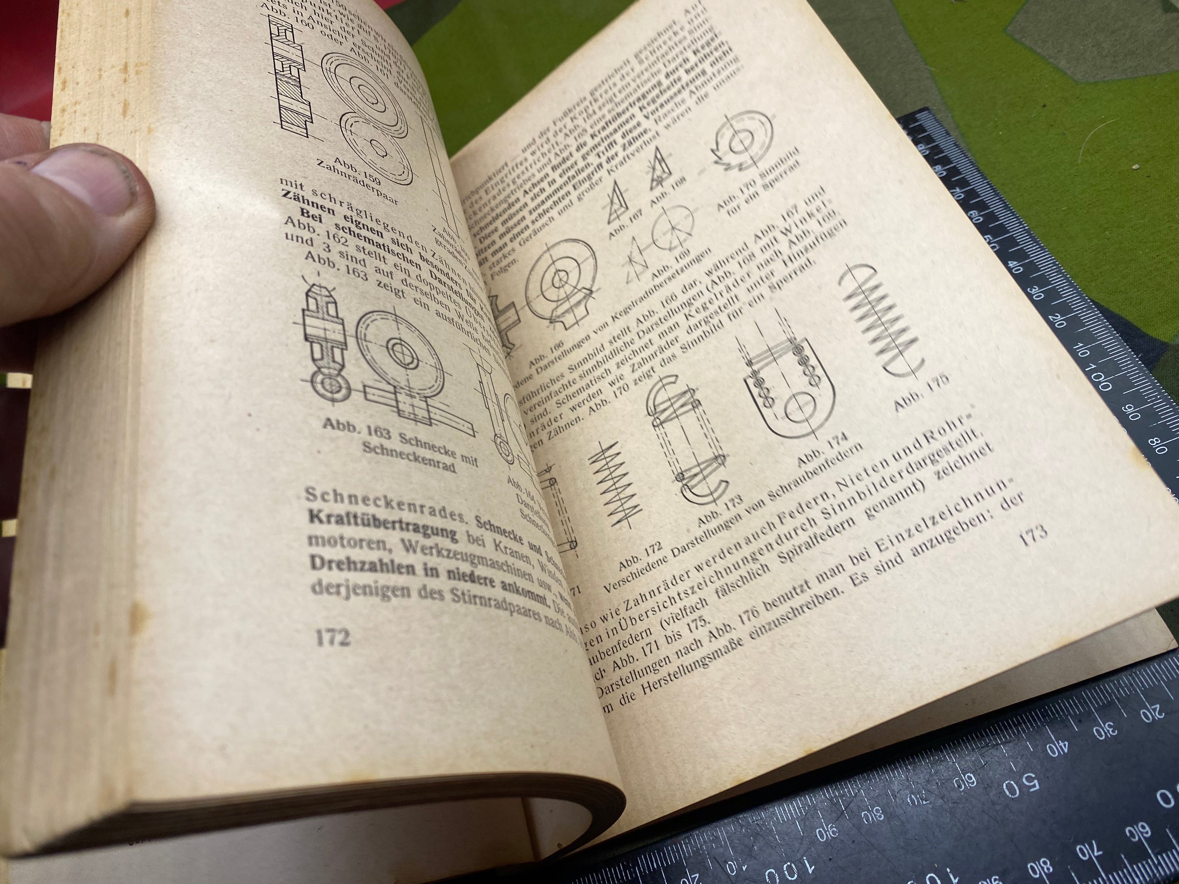 Original WW2 German Army - 1942 Dated Technical Manual for Engineering School - The Militaria Shop