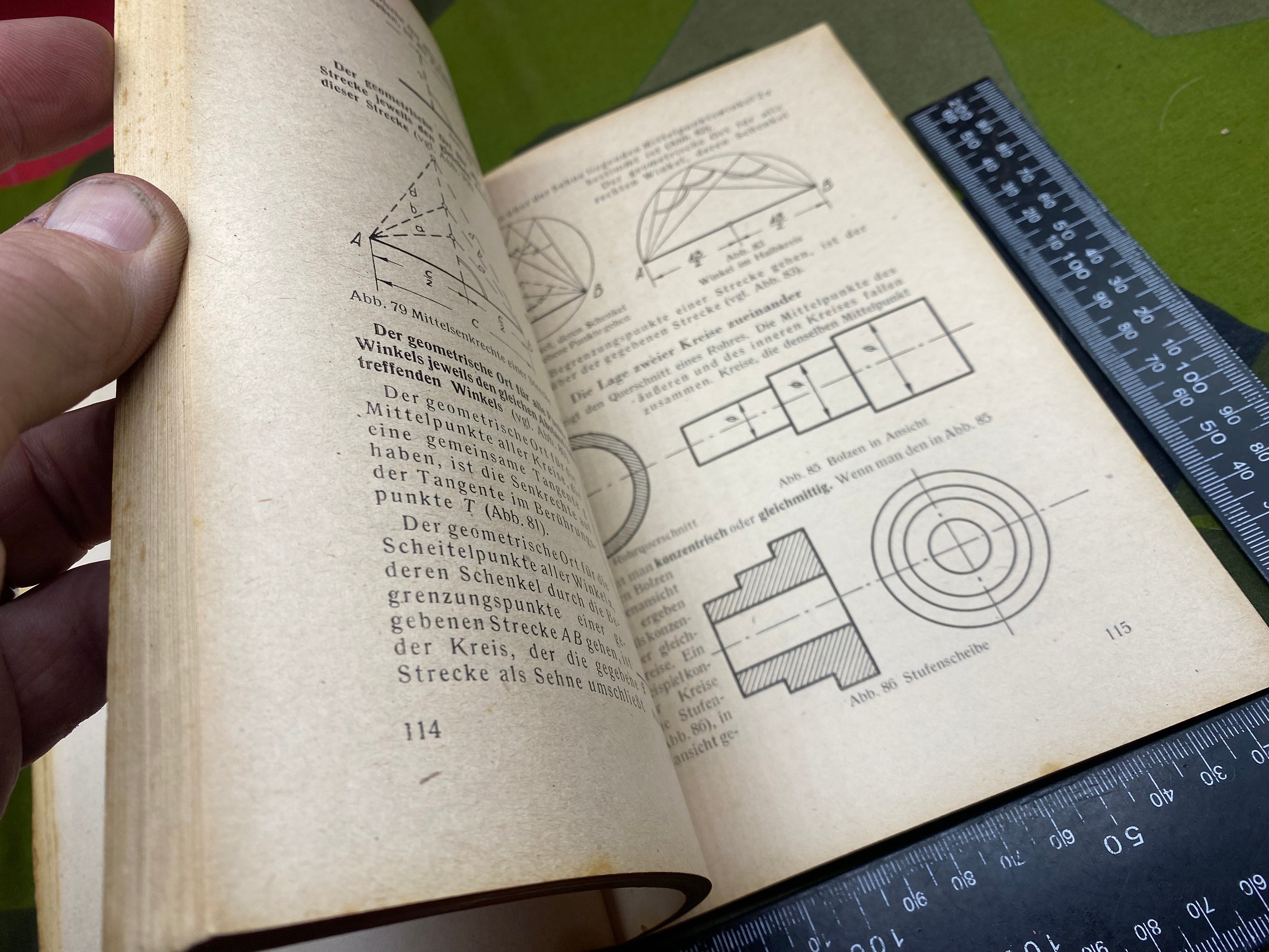 Original WW2 German Army - 1942 Dated Technical Manual for Engineering School - The Militaria Shop
