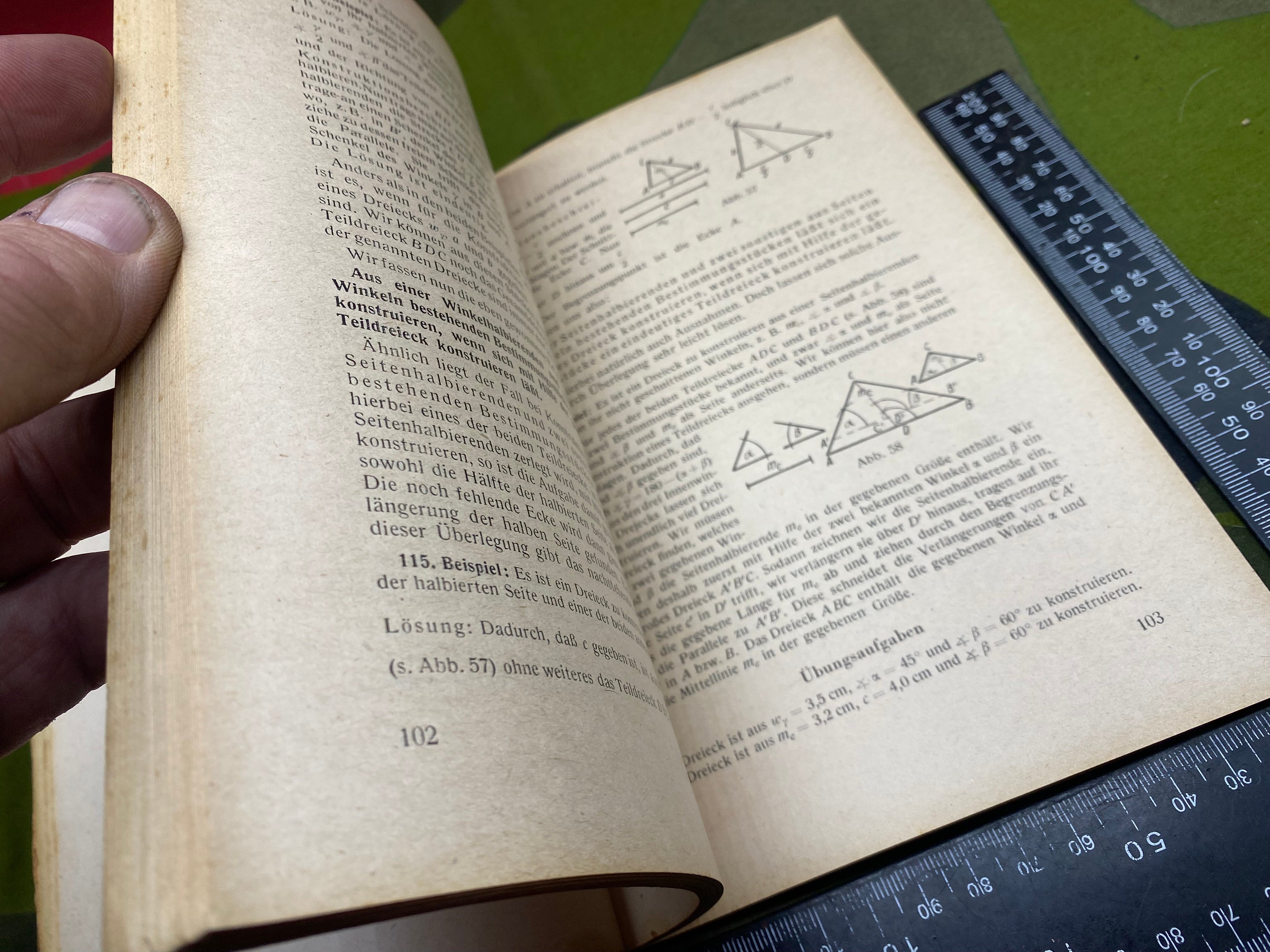 Original WW2 German Army - 1942 Dated Technical Manual for Engineering School - The Militaria Shop