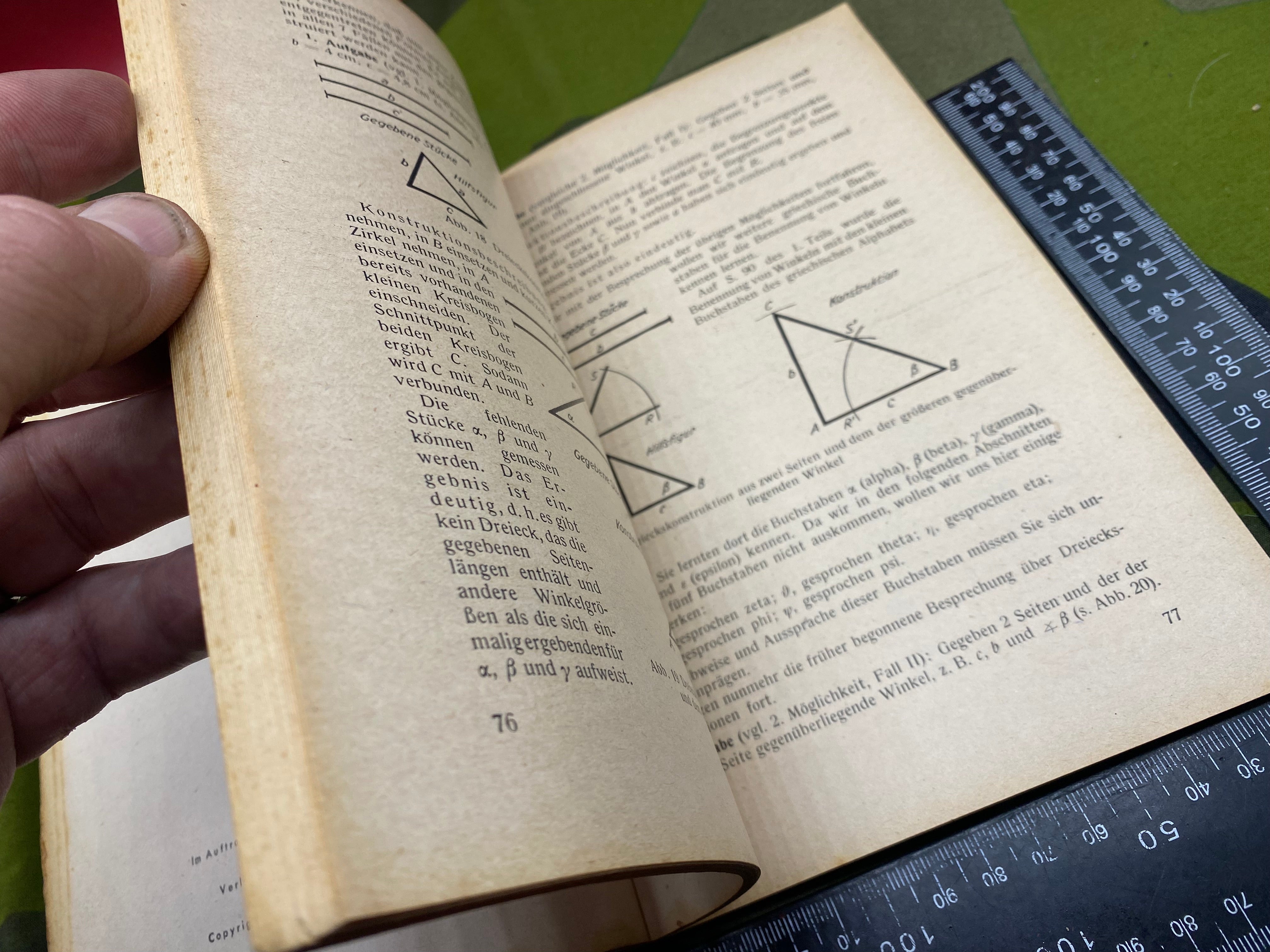 Original WW2 German Army - 1942 Dated Technical Manual for Engineering School - The Militaria Shop