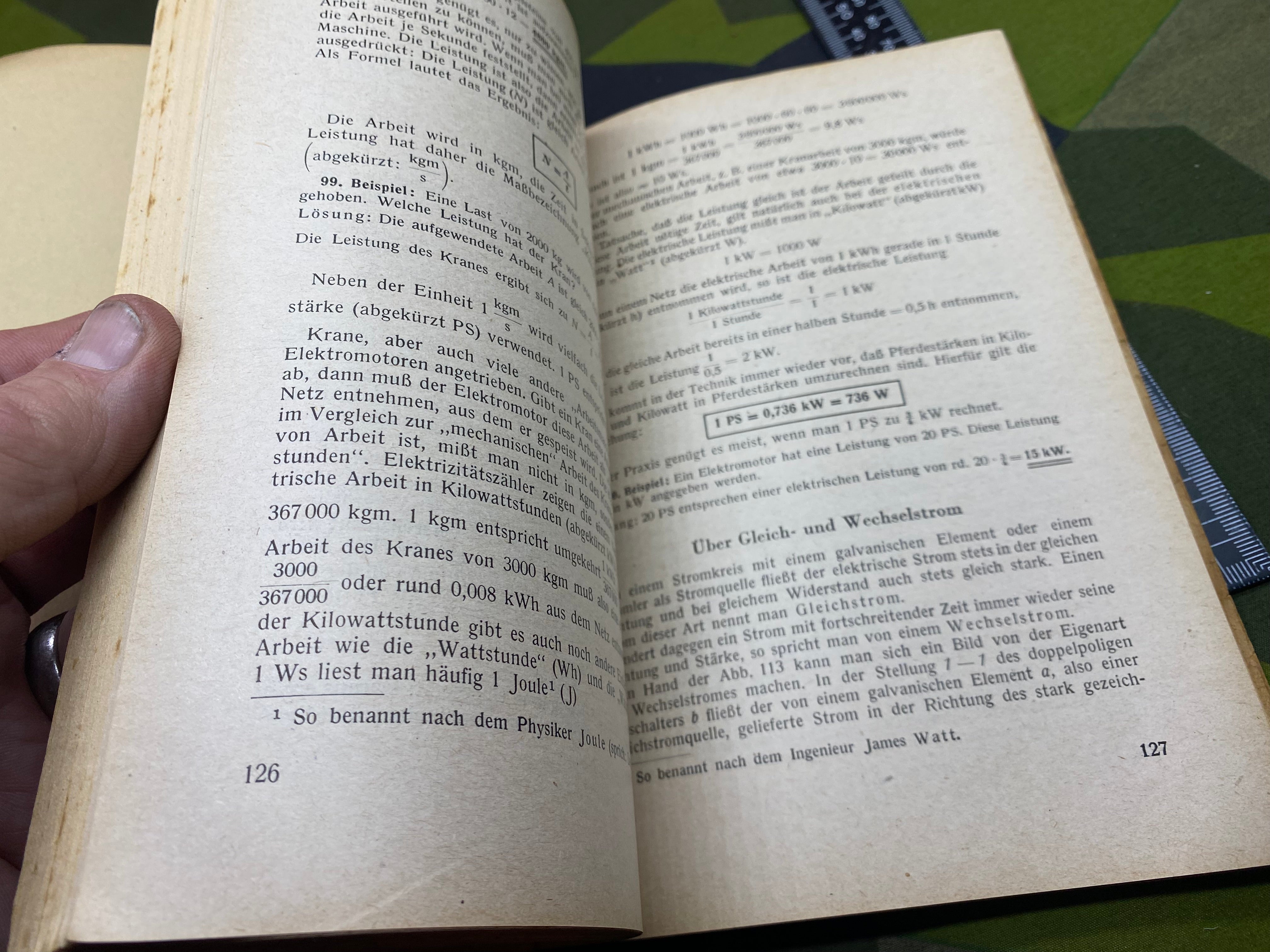 Original WW2 German Army - 1944 Dated Technical Manual 3 for Engineering School - The Militaria Shop