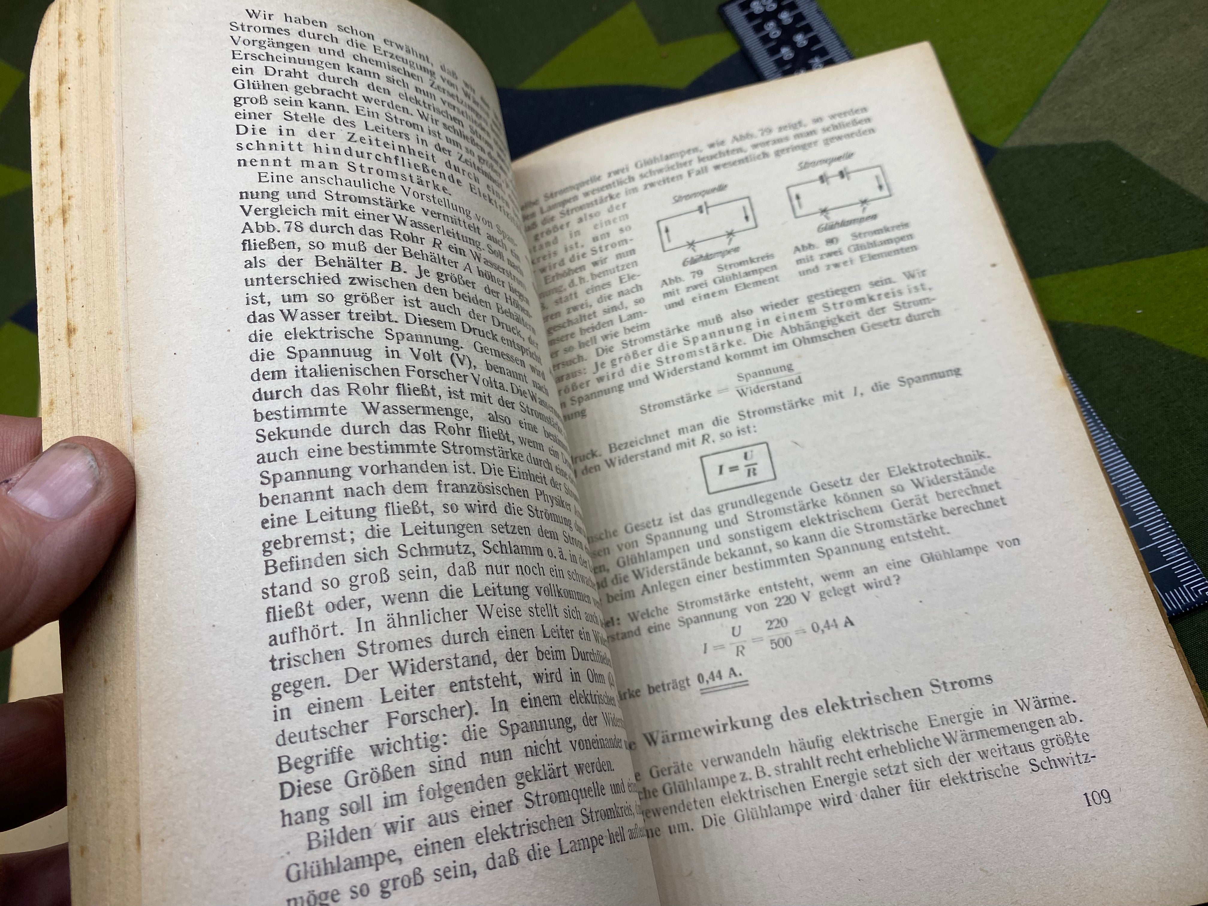 Original WW2 German Army - 1944 Dated Technical Manual 3 for Engineering School - The Militaria Shop