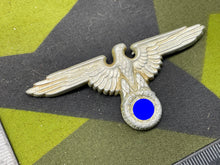 Lade das Bild in den Galerie-Viewer, WW2 German SS Aluminium Cap Eagle - Well Marked
