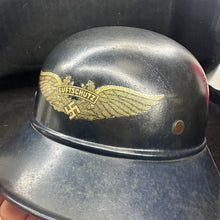 Load image into Gallery viewer, WW2 German Luftshutz Gladiator Helmet - Original Near Mint Example - The Militaria Shop
