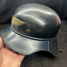 Load image into Gallery viewer, WW2 German Luftshutz Gladiator Helmet - Original Near Mint Example - The Militaria Shop
