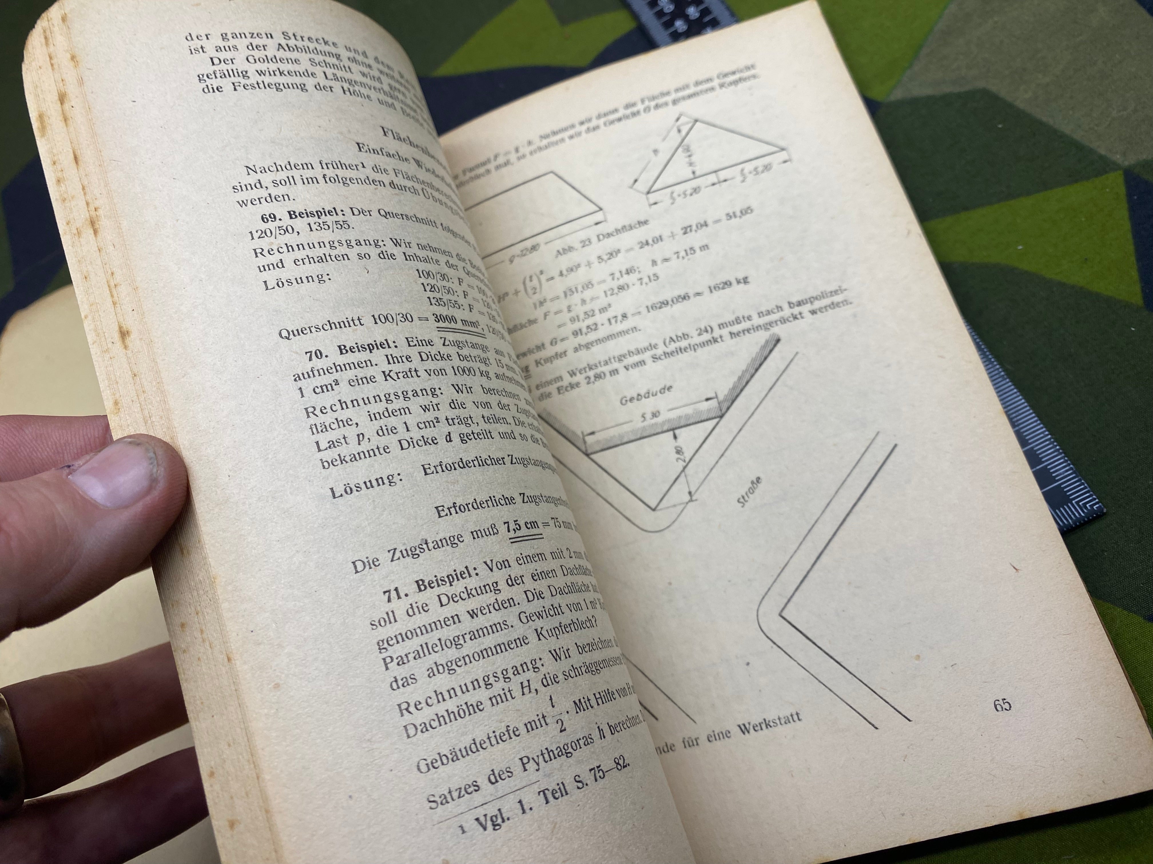 Original WW2 German Army - 1944 Dated Technical Manual 3 for Engineering School - The Militaria Shop