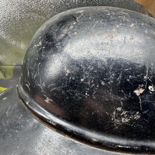 Charger l'image dans la galerie, Original WW2 German Luftshutz Helmet Complete with Liner &amp; Chinstrap
